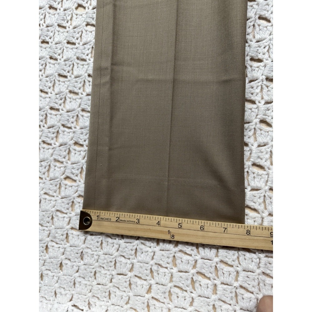 Hart Schaffner Marx Dress Pant Men's 36x32 Beige Platinum Comfortable Wear NWT - Picture 5 of 12